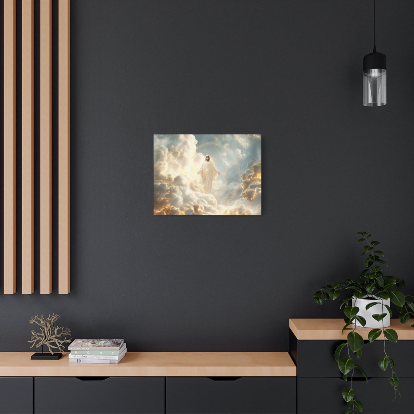 Jesus Light of the World - Canvas and Poster, Jesus Light, Religious Home Decor, Faith-Based Gift, Spiritual Artwork, Christian Wall Decor