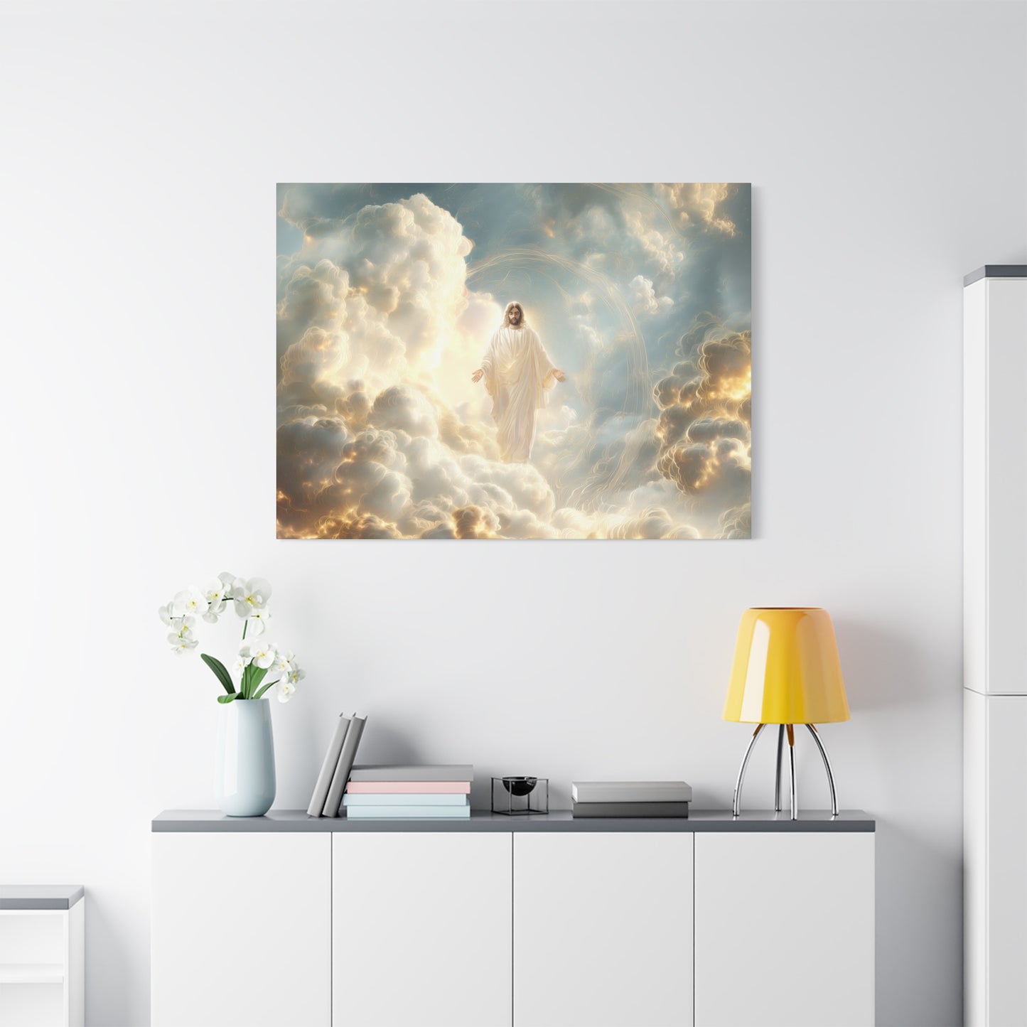 Jesus Light of the World - Canvas and Poster, Jesus Light, Religious Home Decor, Faith-Based Gift, Spiritual Artwork, Christian Wall Decor