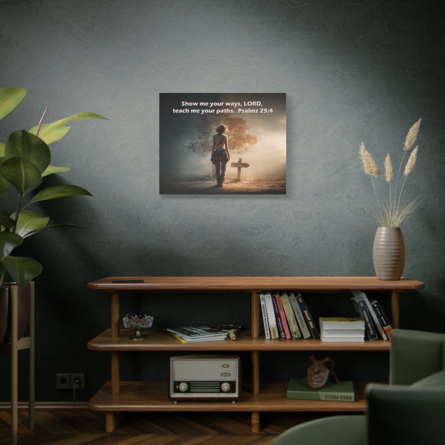 Christian Art - Canvas & Poster Prints, God Showing Sign, Spiritual Wall Decor, Bible Verse Home Decoration, Christian Gift, Faith-based Artwork