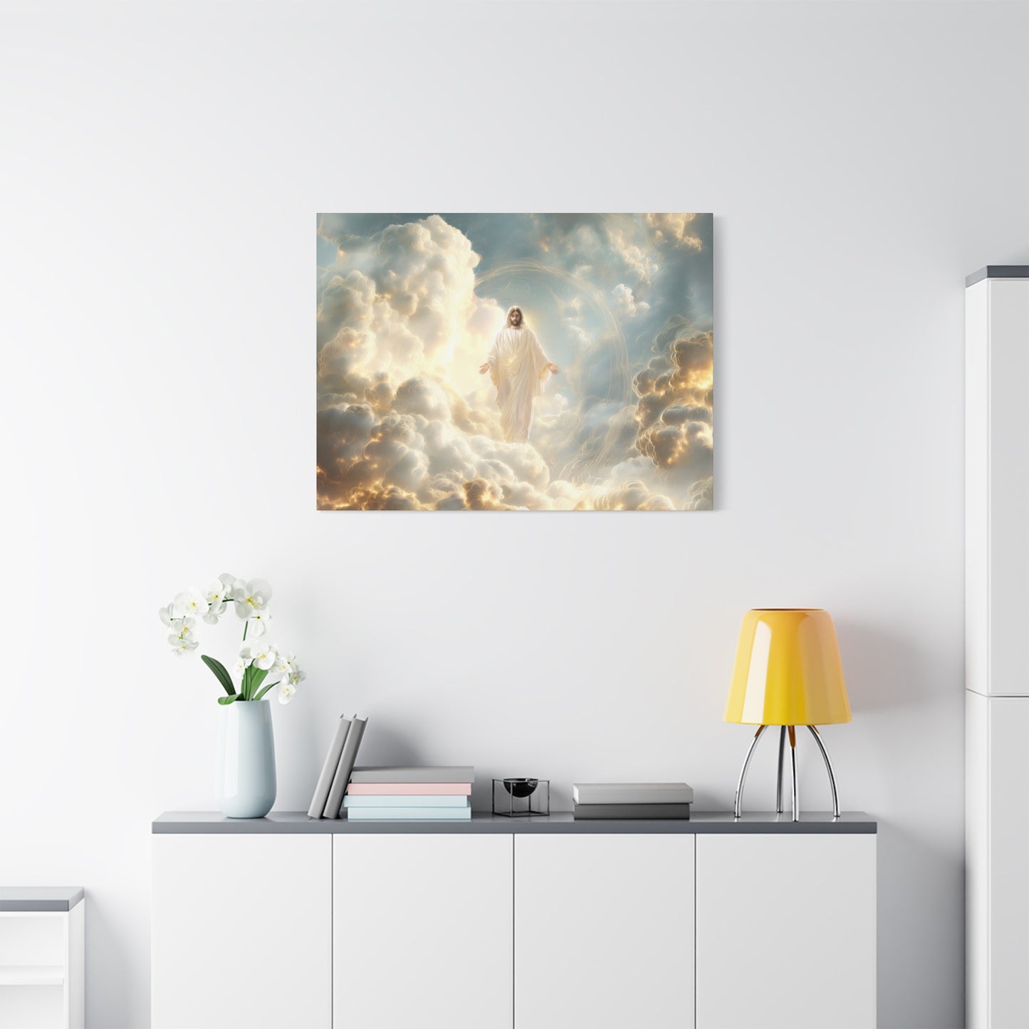 Jesus Light of the World - Canvas and Poster, Jesus Light, Religious Home Decor, Faith-Based Gift, Spiritual Artwork, Christian Wall Decor