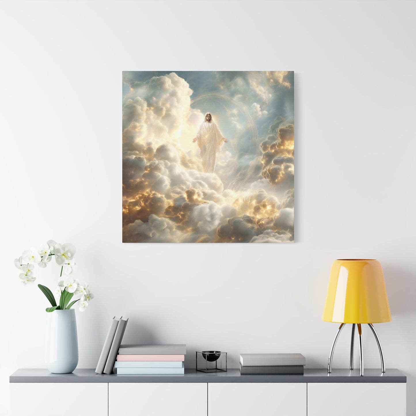 Jesus Light of the World - Canvas and Poster, Jesus Light, Religious Home Decor, Faith-Based Gift, Spiritual Artwork, Christian Wall Decor