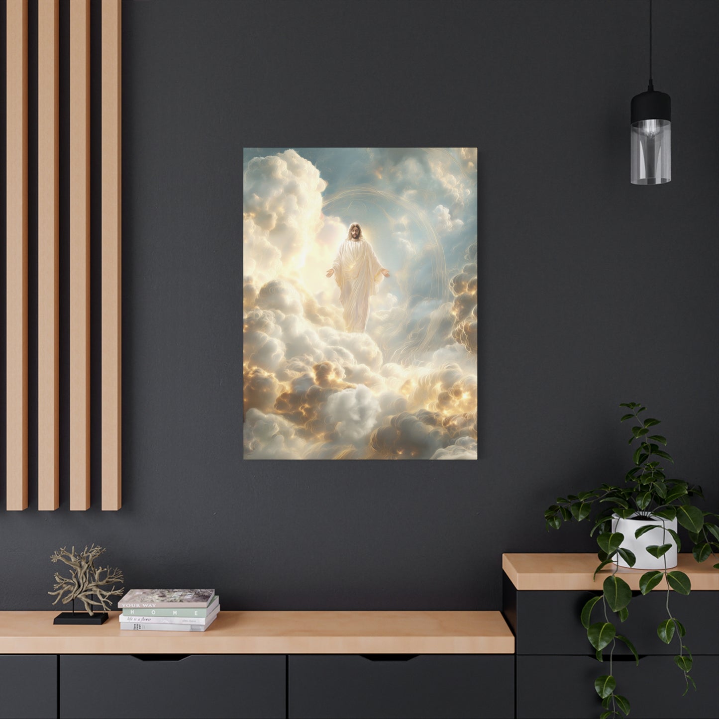 Jesus Light of the World - Canvas and Poster, Jesus Light, Religious Home Decor, Faith-Based Gift, Spiritual Artwork, Christian Wall Decor