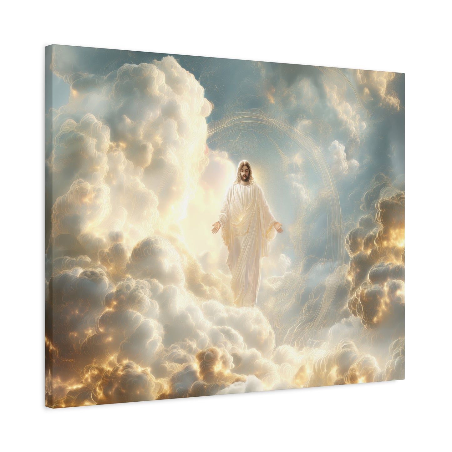 Jesus Light of the World - Canvas and Poster, Jesus Light, Religious Home Decor, Faith-Based Gift, Spiritual Artwork, Christian Wall Decor