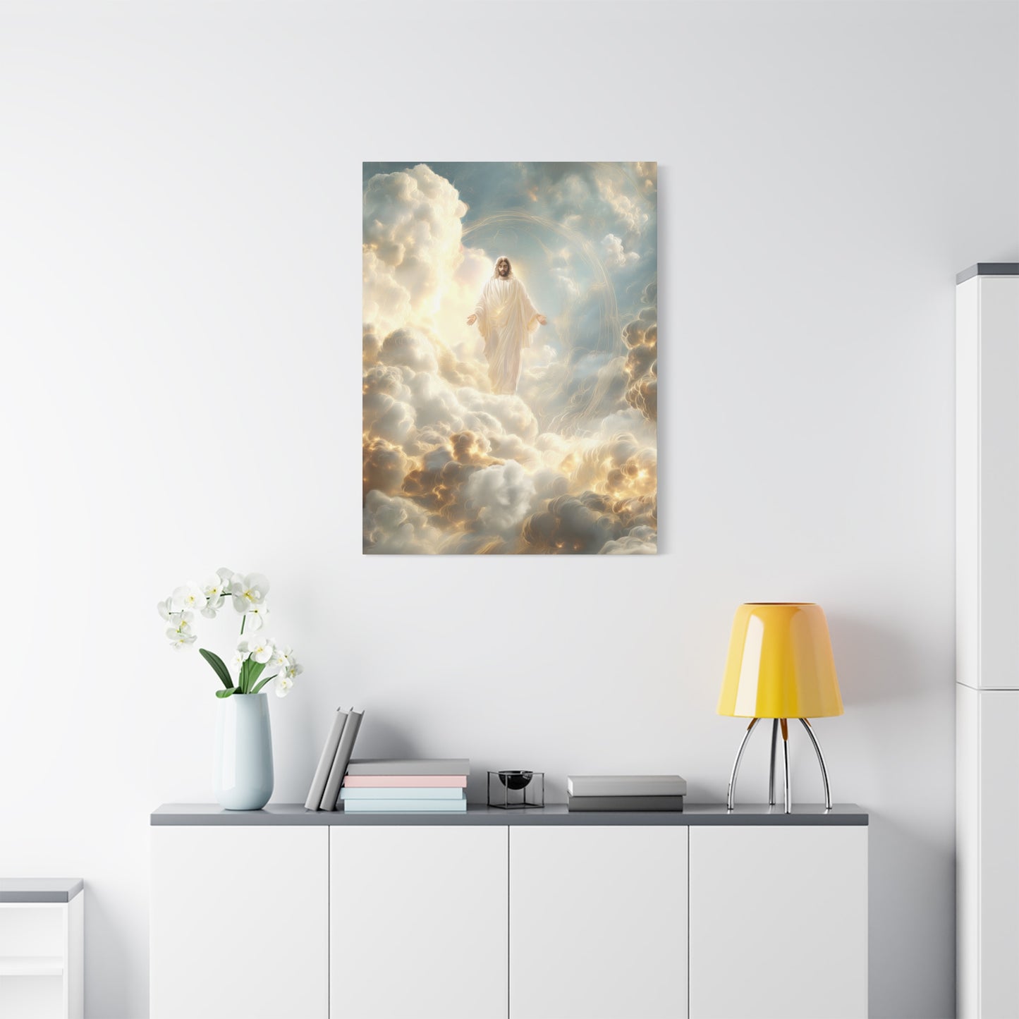 Jesus Light of the World - Canvas and Poster, Jesus Light, Religious Home Decor, Faith-Based Gift, Spiritual Artwork, Christian Wall Decor