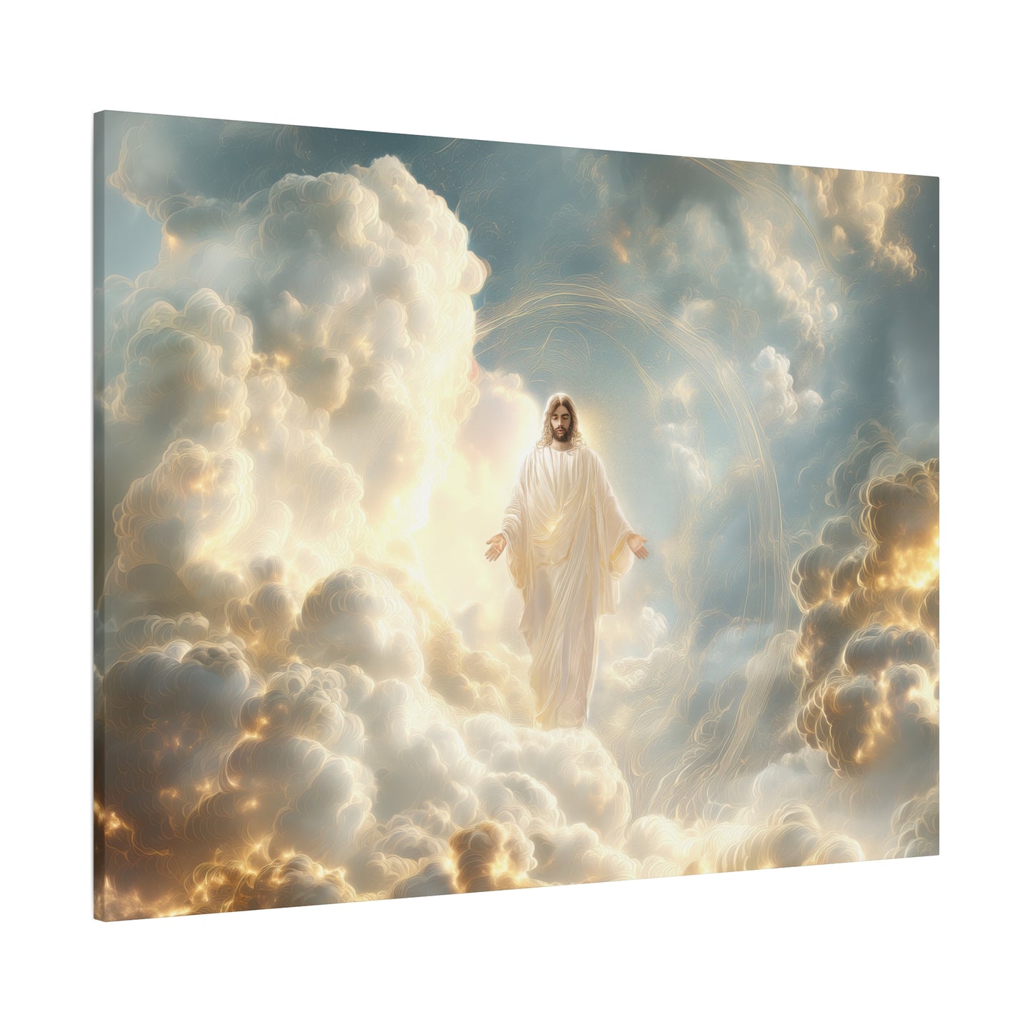 Jesus Light of the World - Canvas and Poster, Jesus Light, Religious Home Decor, Faith-Based Gift, Spiritual Artwork, Christian Wall Decor