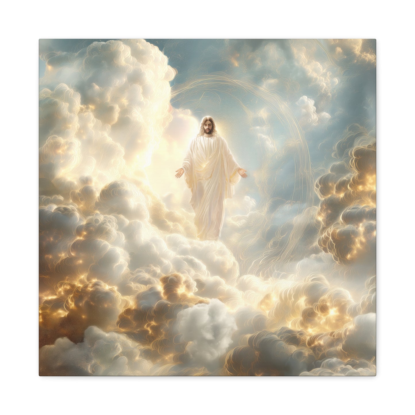 Jesus Light of the World - Canvas and Poster, Jesus Light, Religious Home Decor, Faith-Based Gift, Spiritual Artwork, Christian Wall Decor