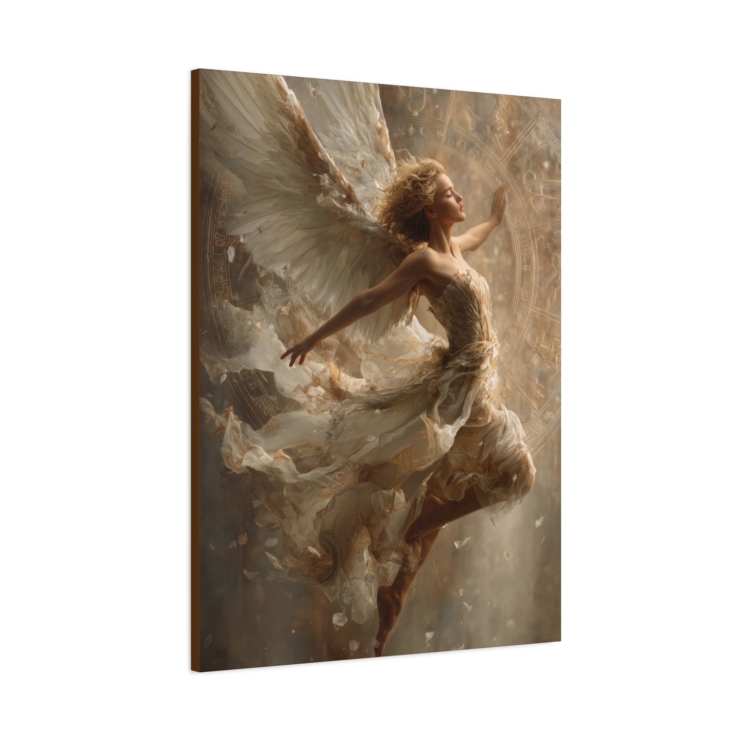 Flying Angel Wall Art - Canvas & Poster Print, Religious Art, Christian Wall Decor, Faith-based Home Decor