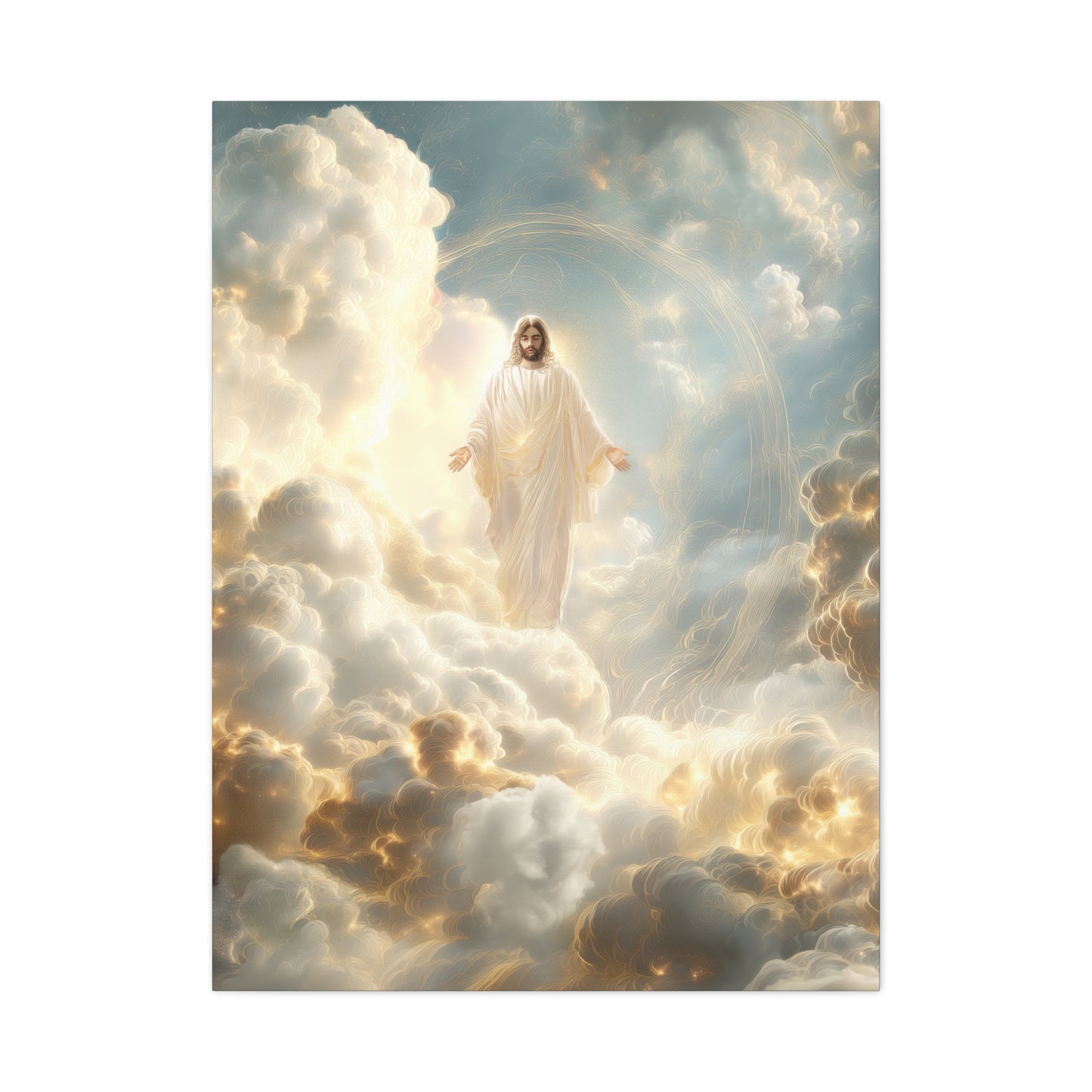 Jesus Light of the World - Canvas and Poster, Jesus Light, Religious Home Decor, Faith-Based Gift, Spiritual Artwork, Christian Wall Decor