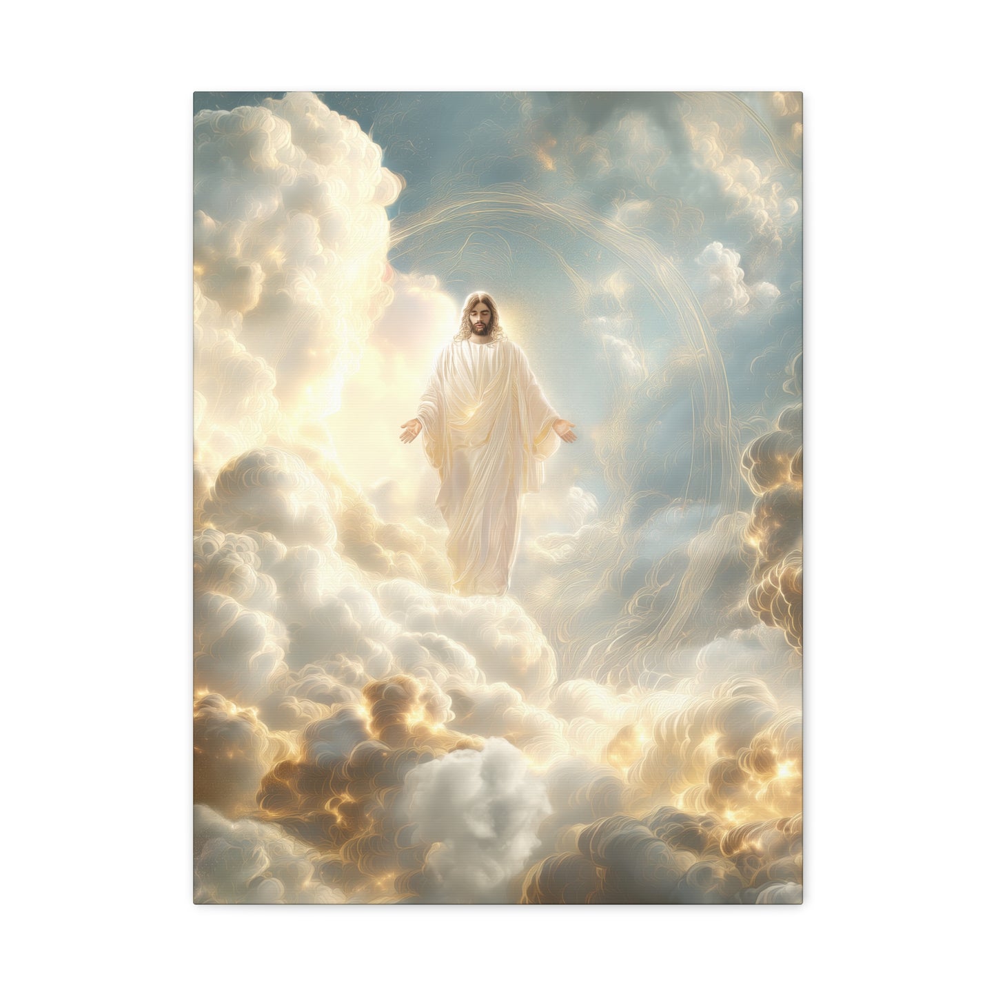 Jesus Light of the World - Canvas and Poster, Jesus Light, Religious Home Decor, Faith-Based Gift, Spiritual Artwork, Christian Wall Decor