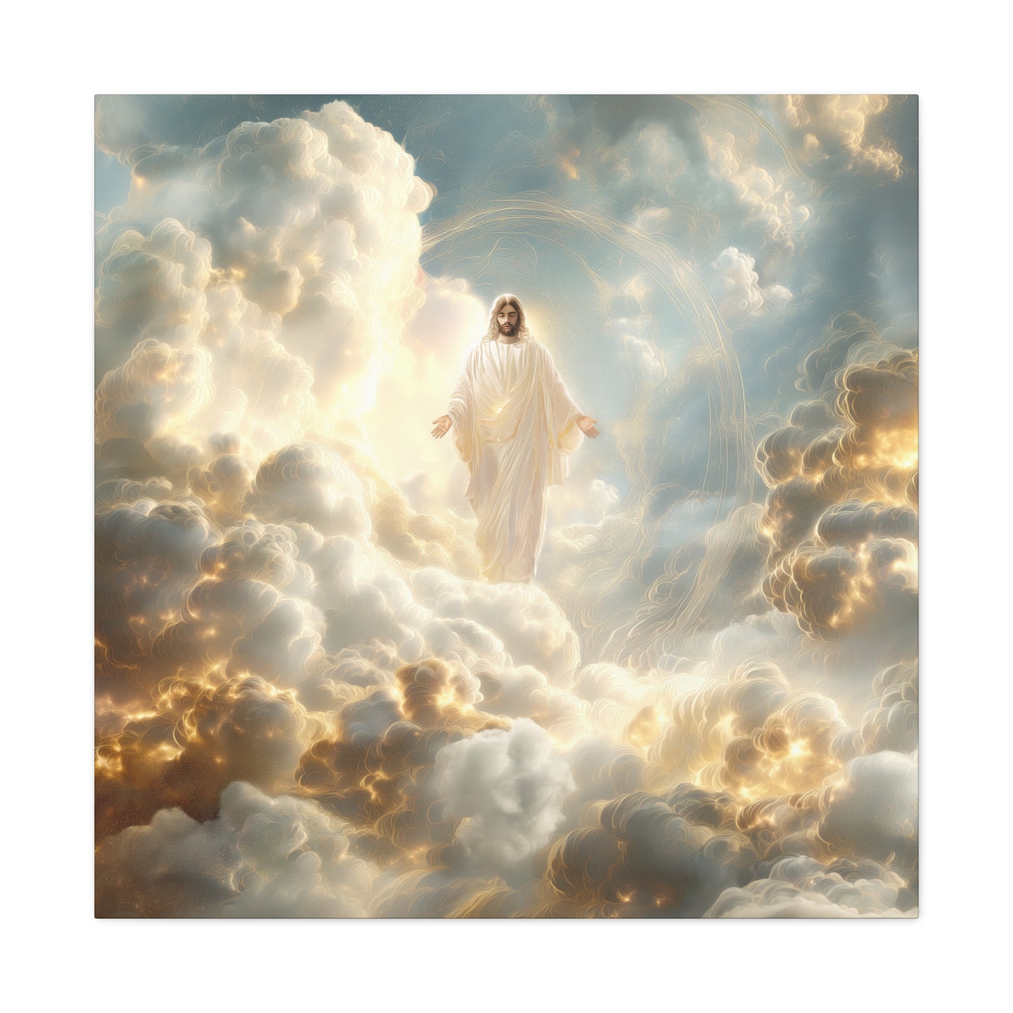 Jesus Light of the World - Canvas and Poster, Jesus Light, Religious Home Decor, Faith-Based Gift, Spiritual Artwork, Christian Wall Decor