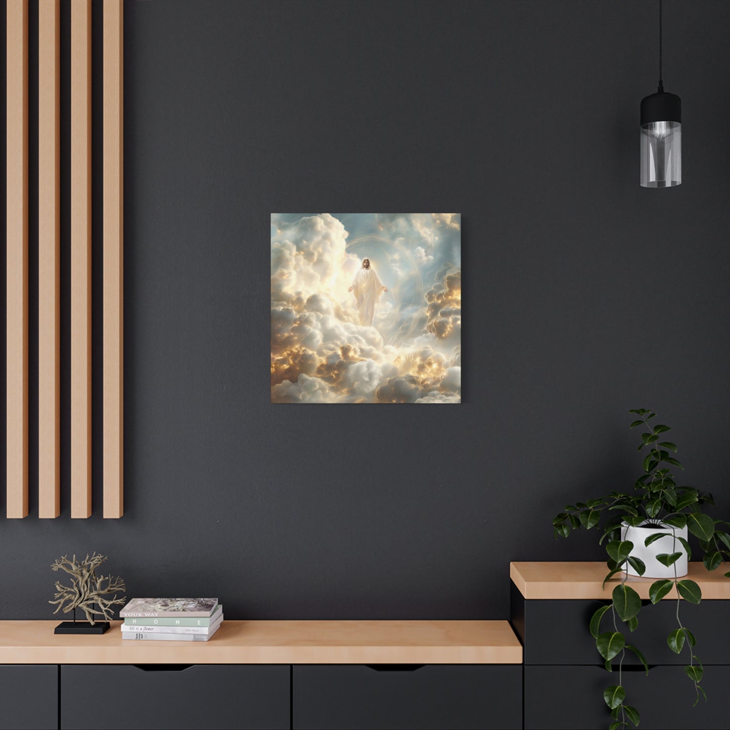 Jesus Light of the World - Canvas and Poster, Jesus Light, Religious Home Decor, Faith-Based Gift, Spiritual Artwork, Christian Wall Decor