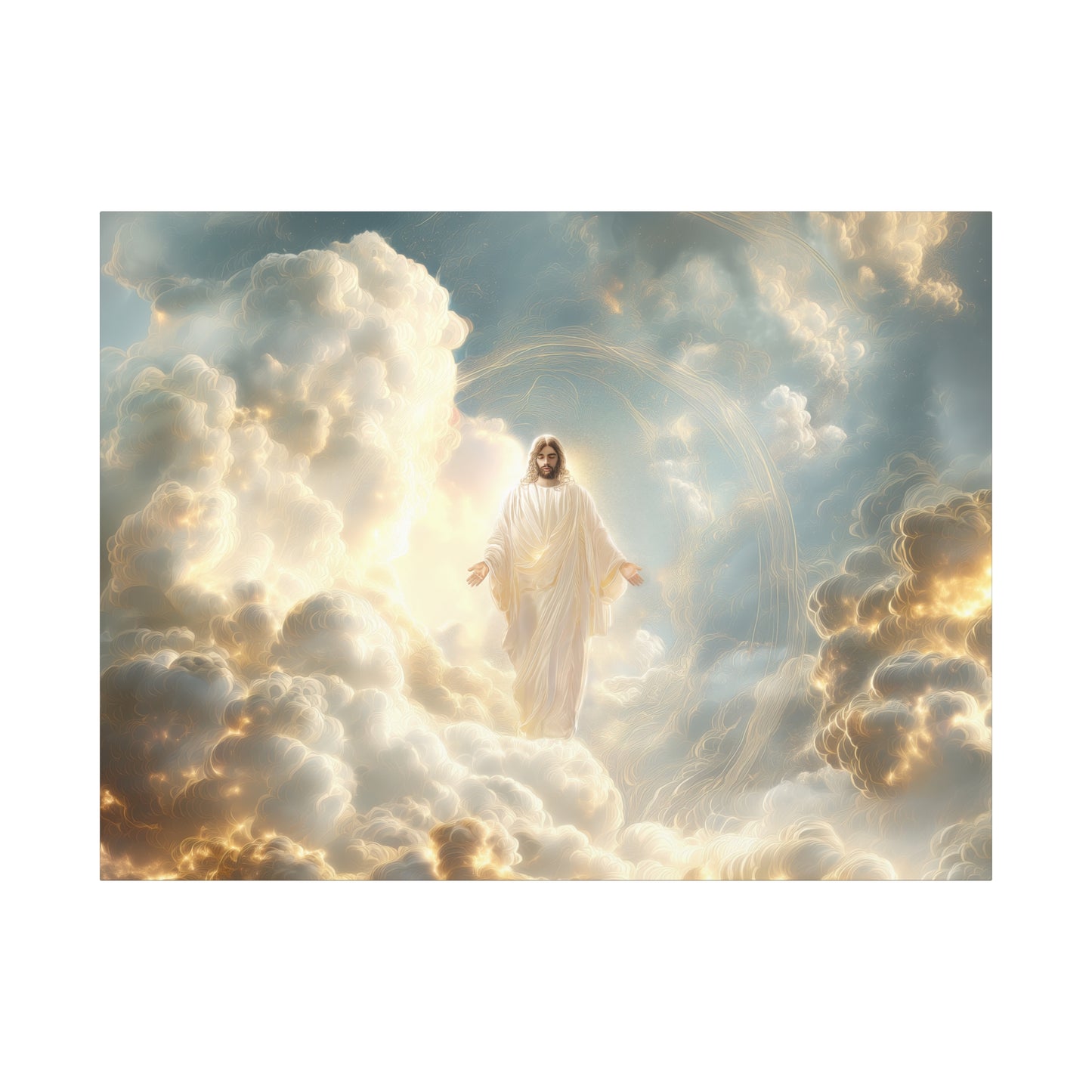 Jesus Light of the World - Canvas and Poster, Jesus Light, Religious Home Decor, Faith-Based Gift, Spiritual Artwork, Christian Wall Decor