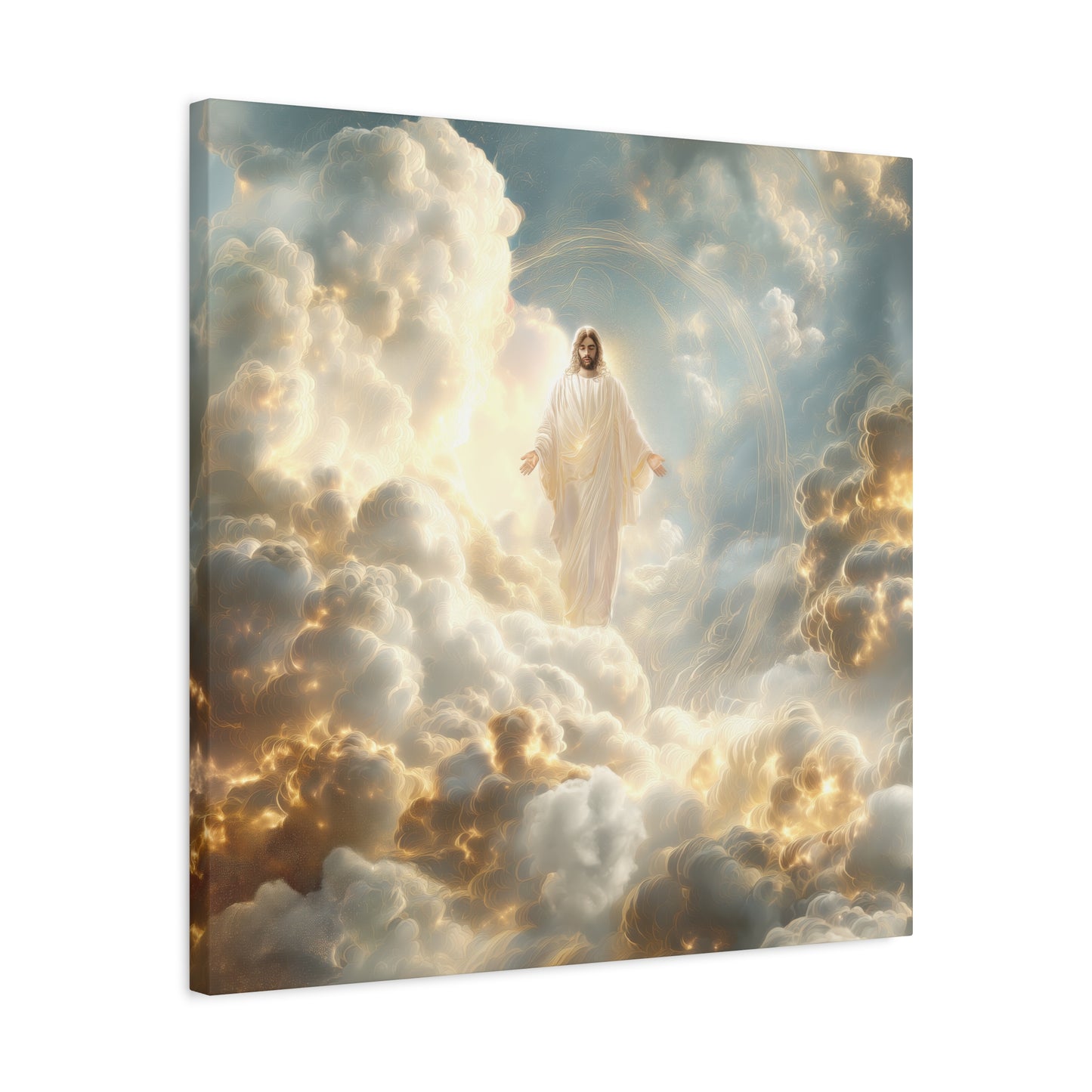 Jesus Light of the World - Canvas and Poster, Jesus Light, Religious Home Decor, Faith-Based Gift, Spiritual Artwork, Christian Wall Decor