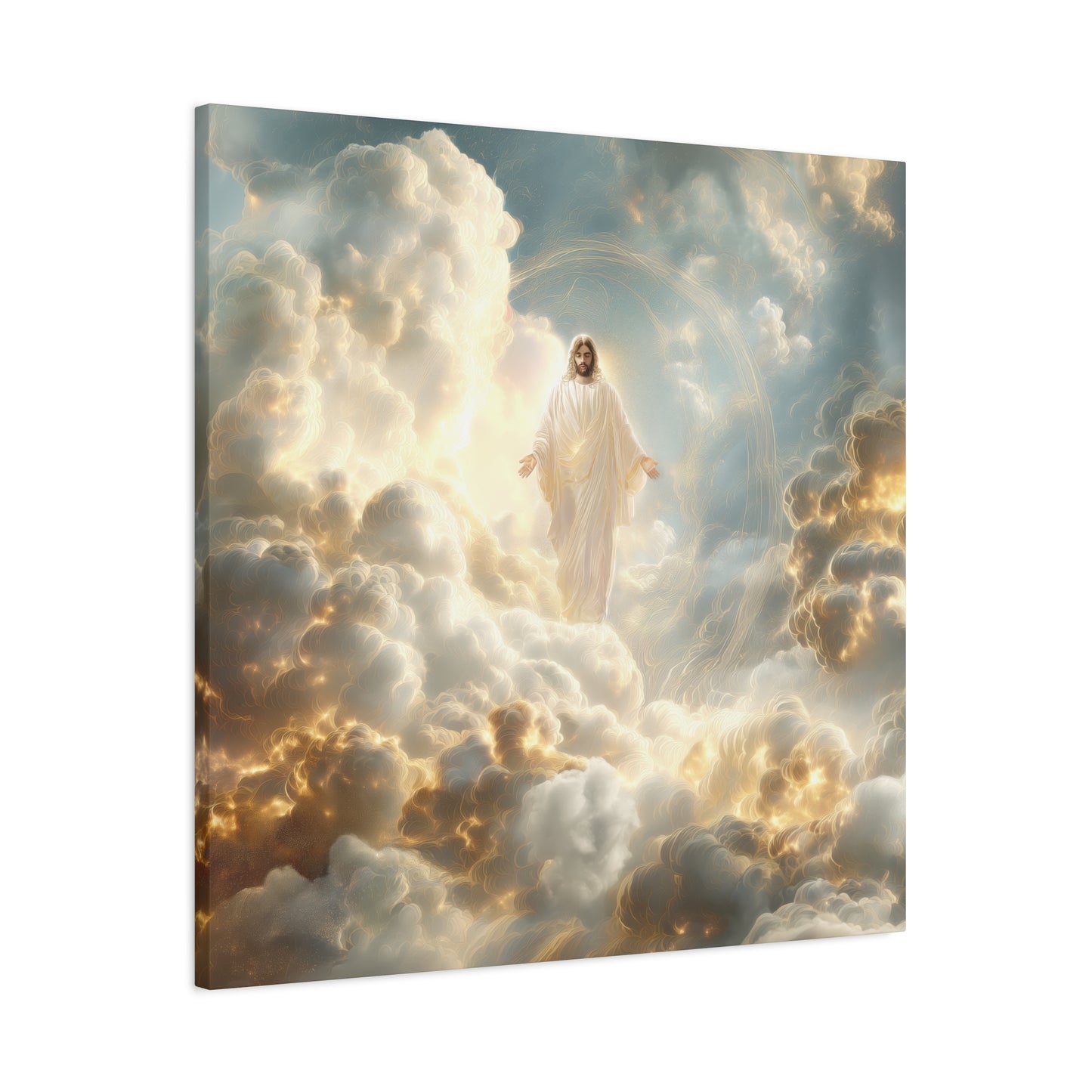 Jesus Light of the World - Canvas and Poster, Jesus Light, Religious Home Decor, Faith-Based Gift, Spiritual Artwork, Christian Wall Decor