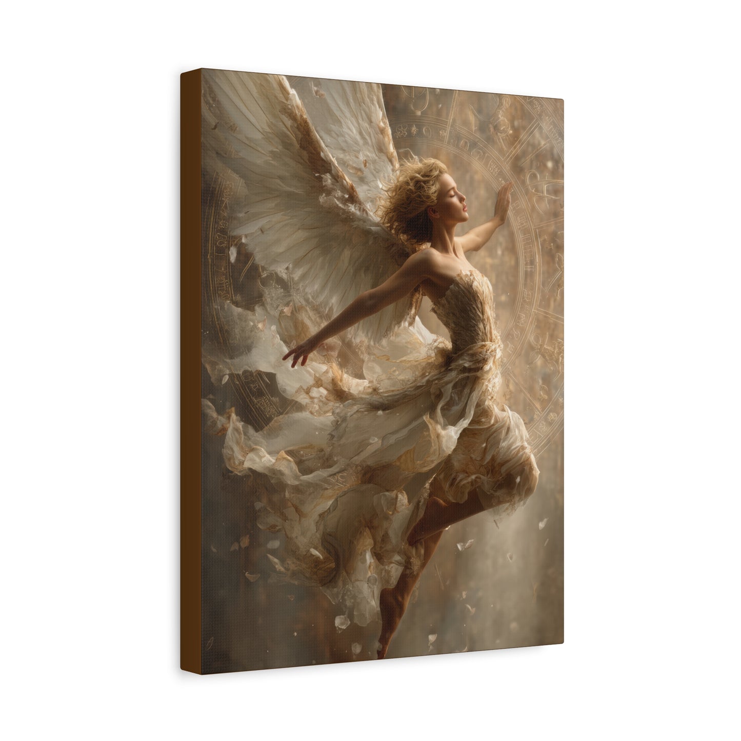 Flying Angel Wall Art - Canvas & Poster Print, Religious Art, Christian Wall Decor, Faith-based Home Decor