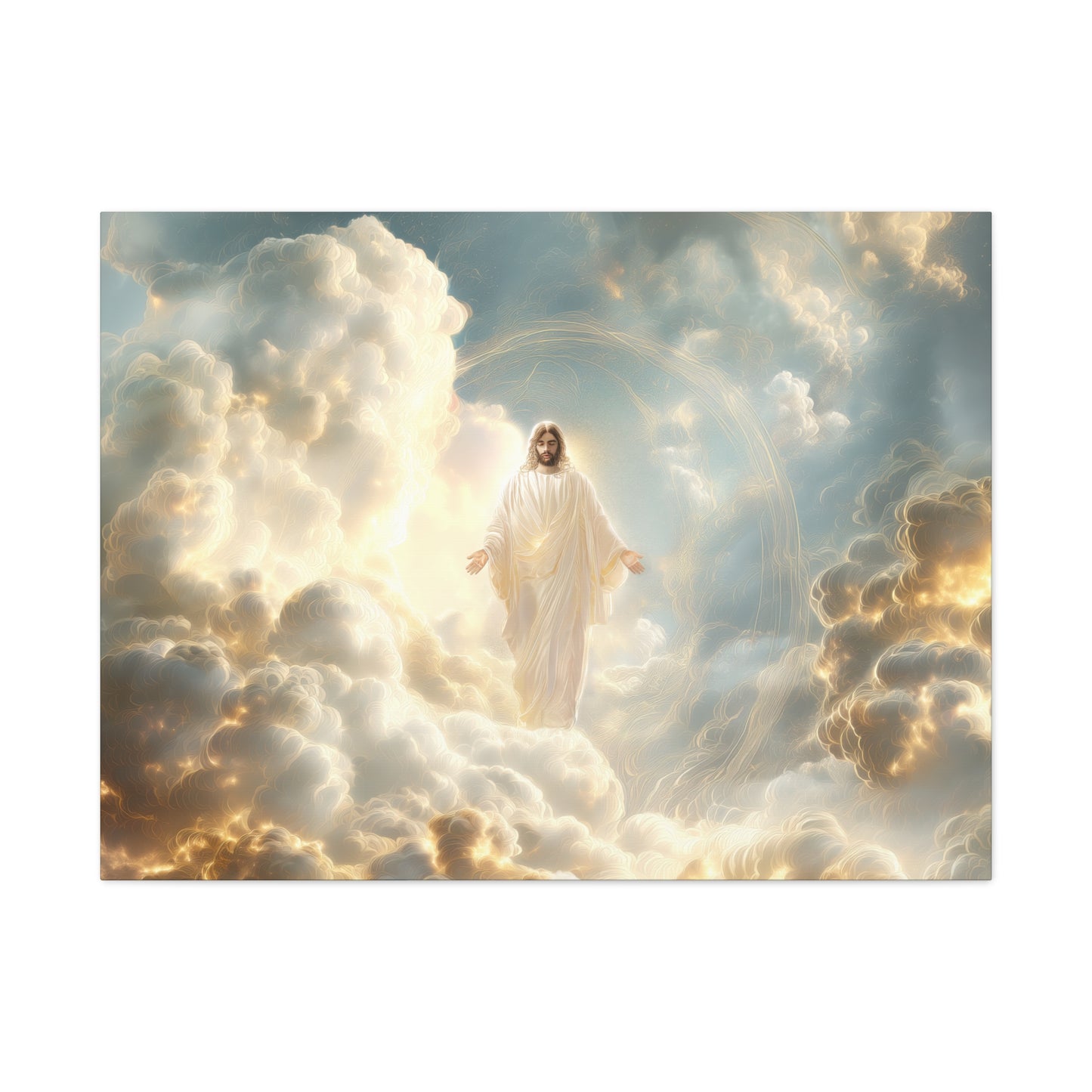 Jesus Light of the World - Canvas and Poster, Jesus Light, Religious Home Decor, Faith-Based Gift, Spiritual Artwork, Christian Wall Decor