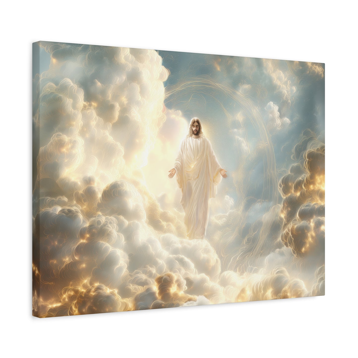 Jesus Light of the World - Canvas and Poster, Jesus Light, Religious Home Decor, Faith-Based Gift, Spiritual Artwork, Christian Wall Decor
