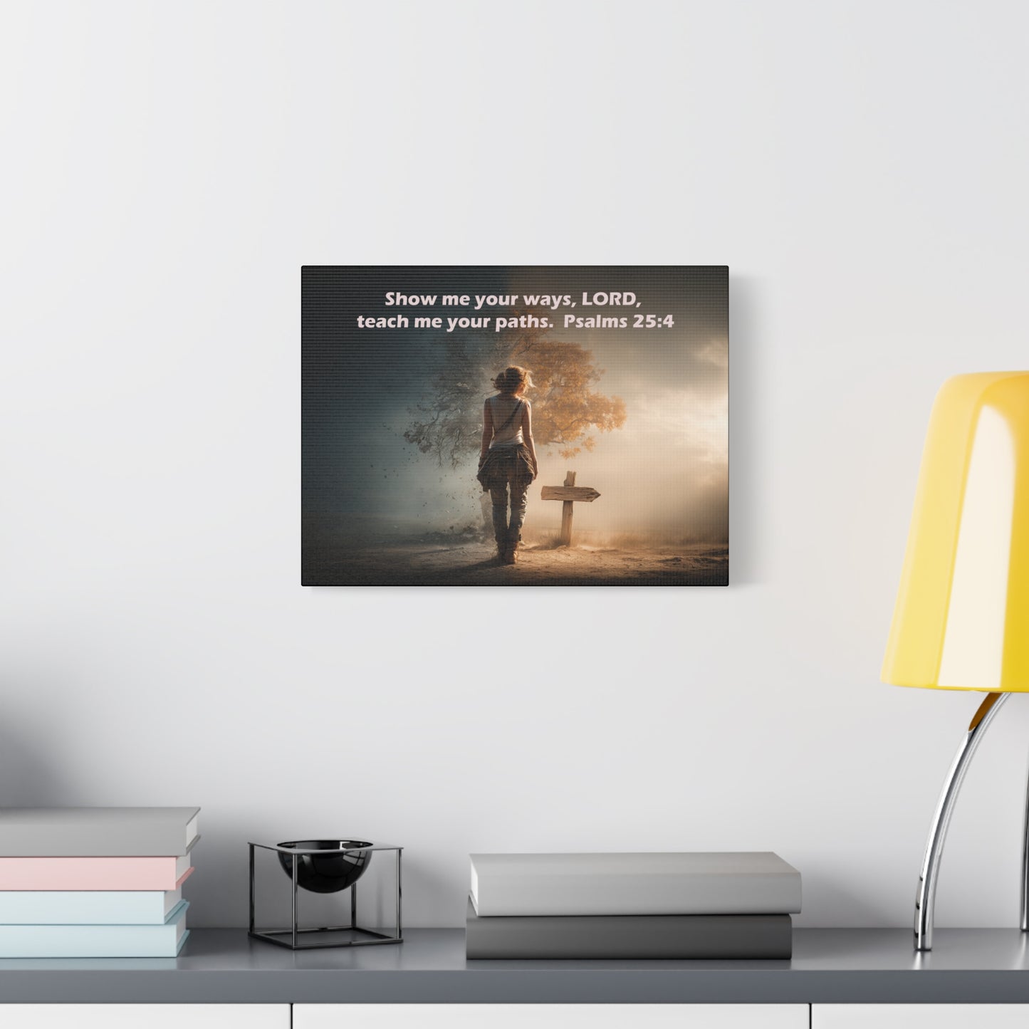 Christian Art - Canvas & Poster Prints, God Showing Sign, Spiritual Wall Decor, Bible Verse Home Decoration, Christian Gift, Faith-based Artwork