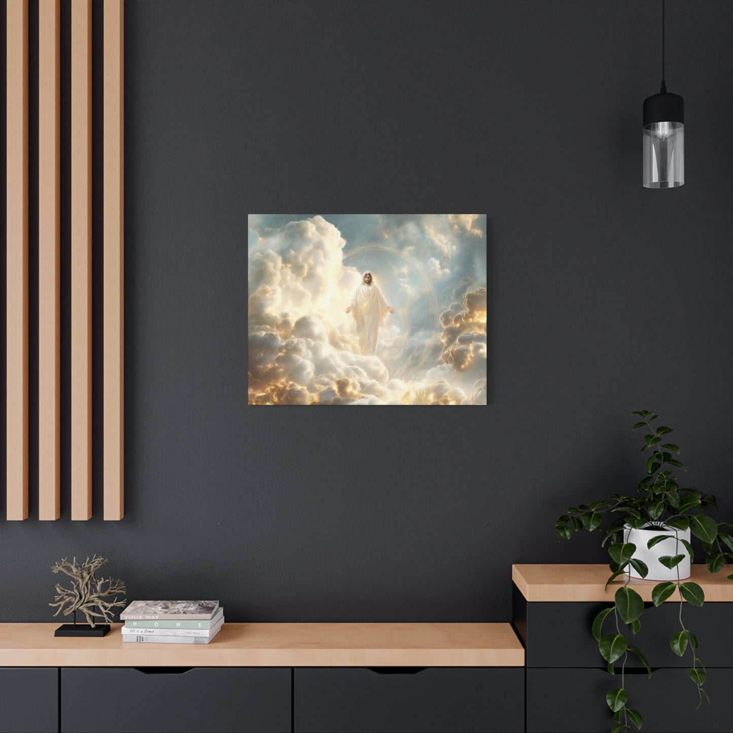 Jesus Light of the World - Canvas and Poster, Jesus Light, Religious Home Decor, Faith-Based Gift, Spiritual Artwork, Christian Wall Decor