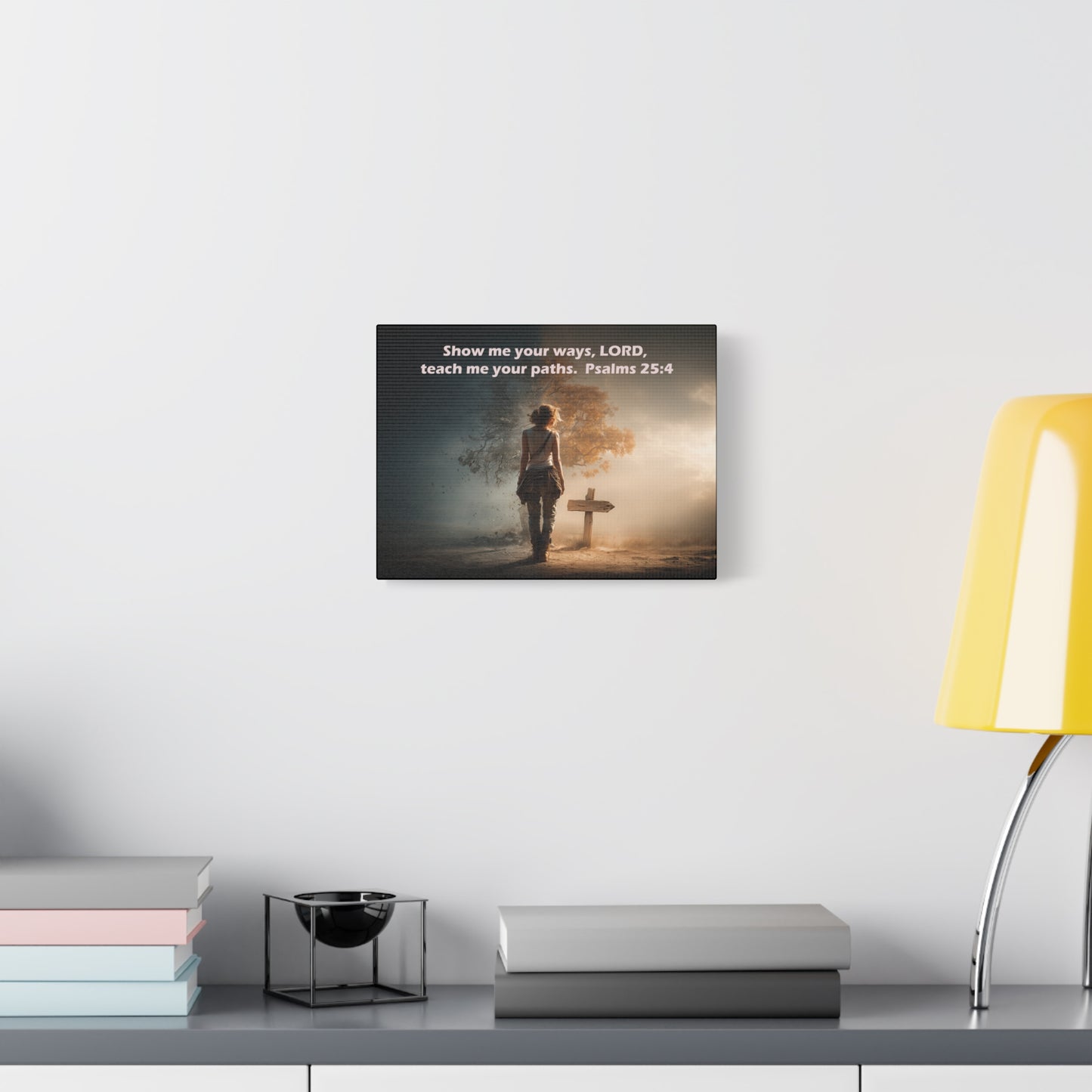 Christian Art - Canvas & Poster Prints, God Showing Sign, Spiritual Wall Decor, Bible Verse Home Decoration, Christian Gift, Faith-based Artwork