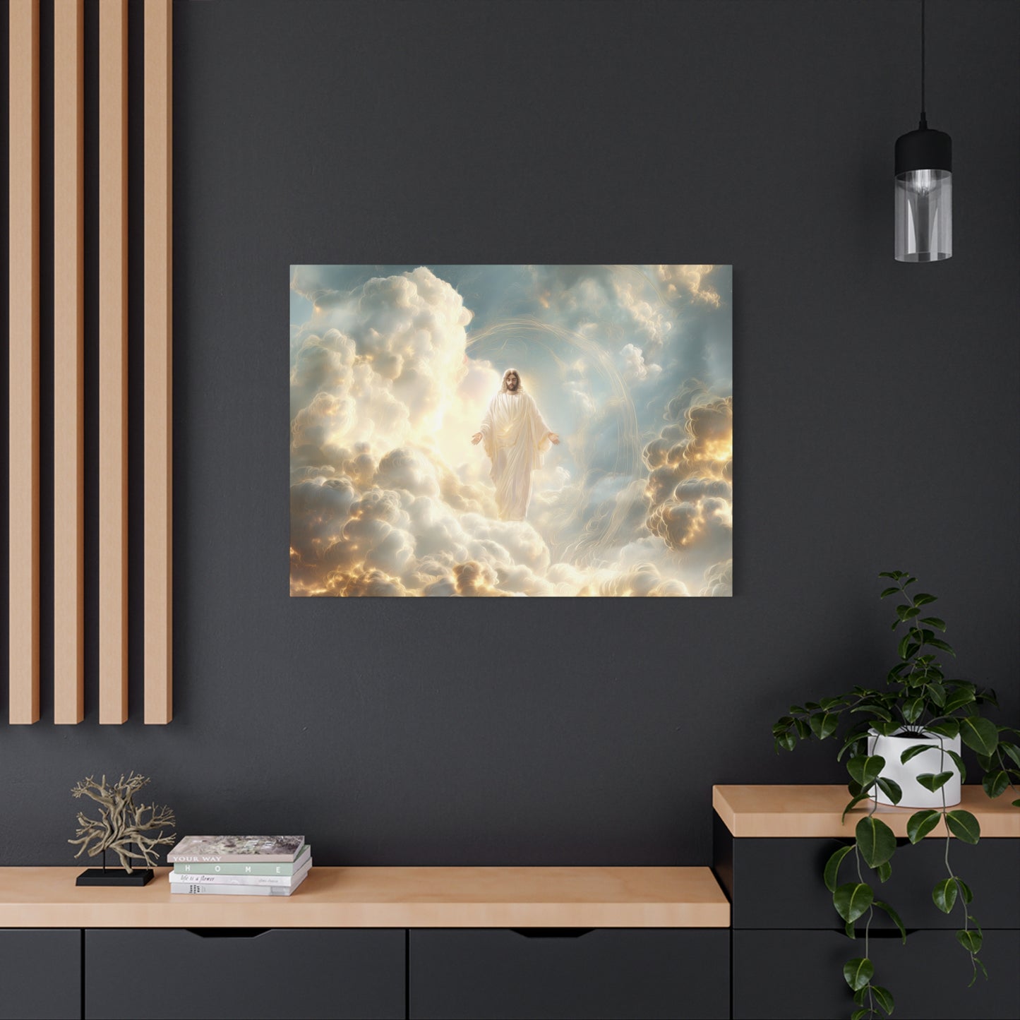 Jesus Light of the World - Canvas and Poster, Jesus Light, Religious Home Decor, Faith-Based Gift, Spiritual Artwork, Christian Wall Decor