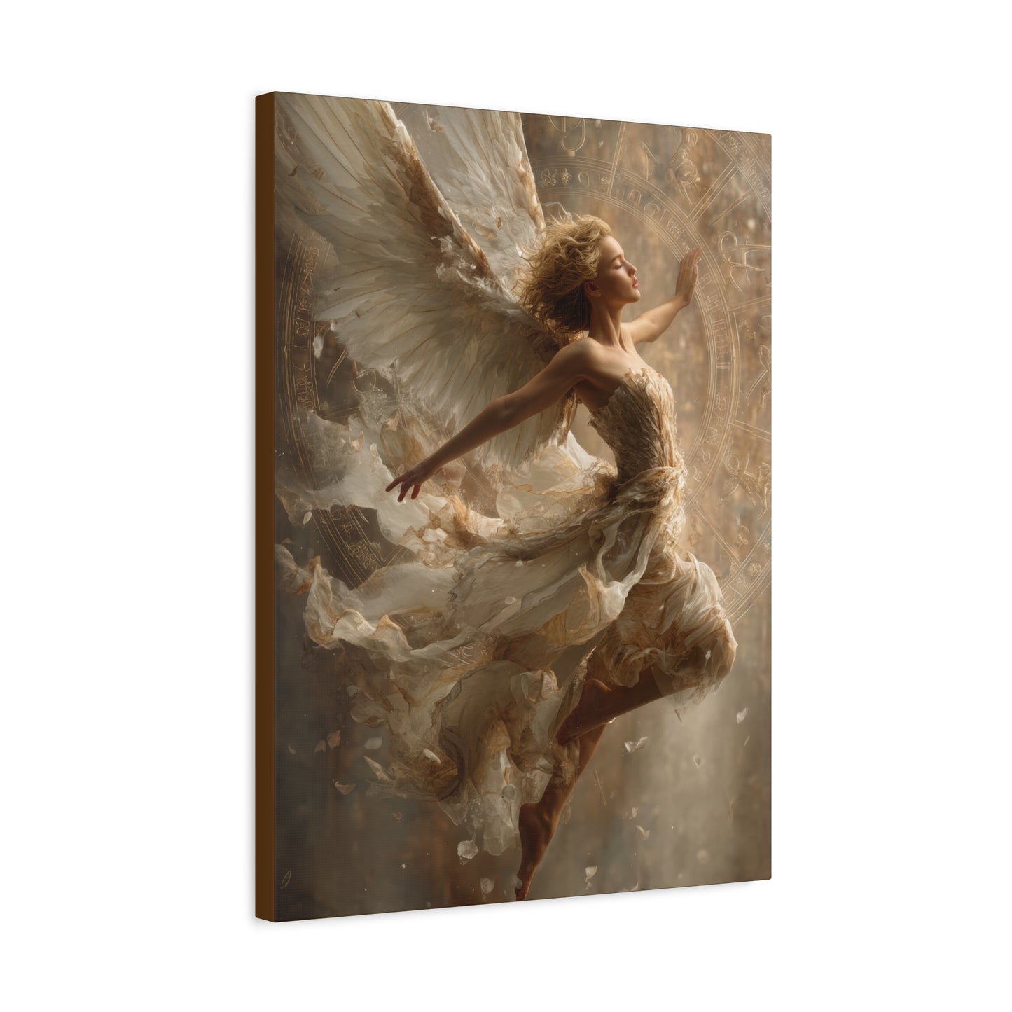 Flying Angel Wall Art - Canvas & Poster Print, Religious Art, Christian Wall Decor, Faith-based Home Decor