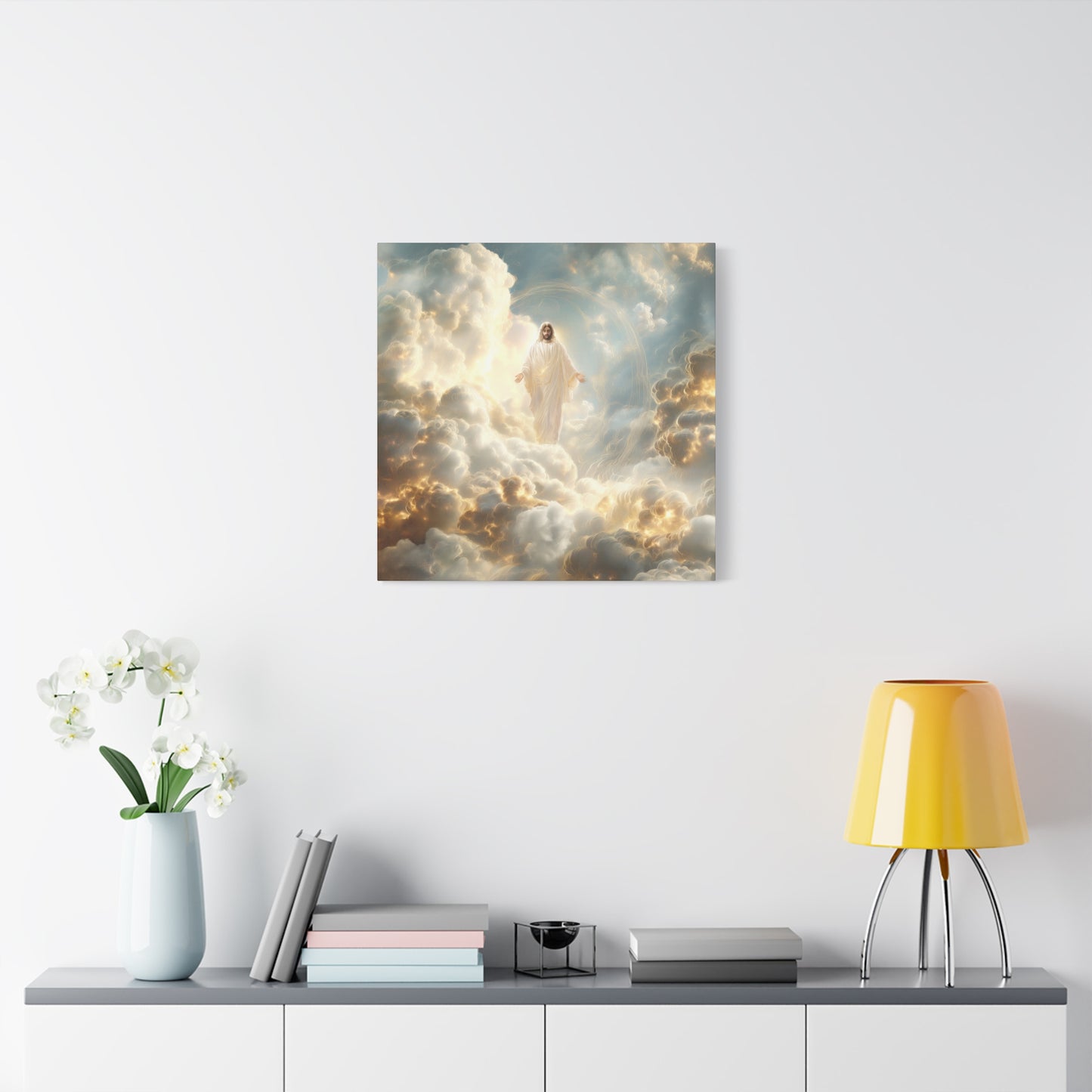Jesus Light of the World - Canvas and Poster, Jesus Light, Religious Home Decor, Faith-Based Gift, Spiritual Artwork, Christian Wall Decor