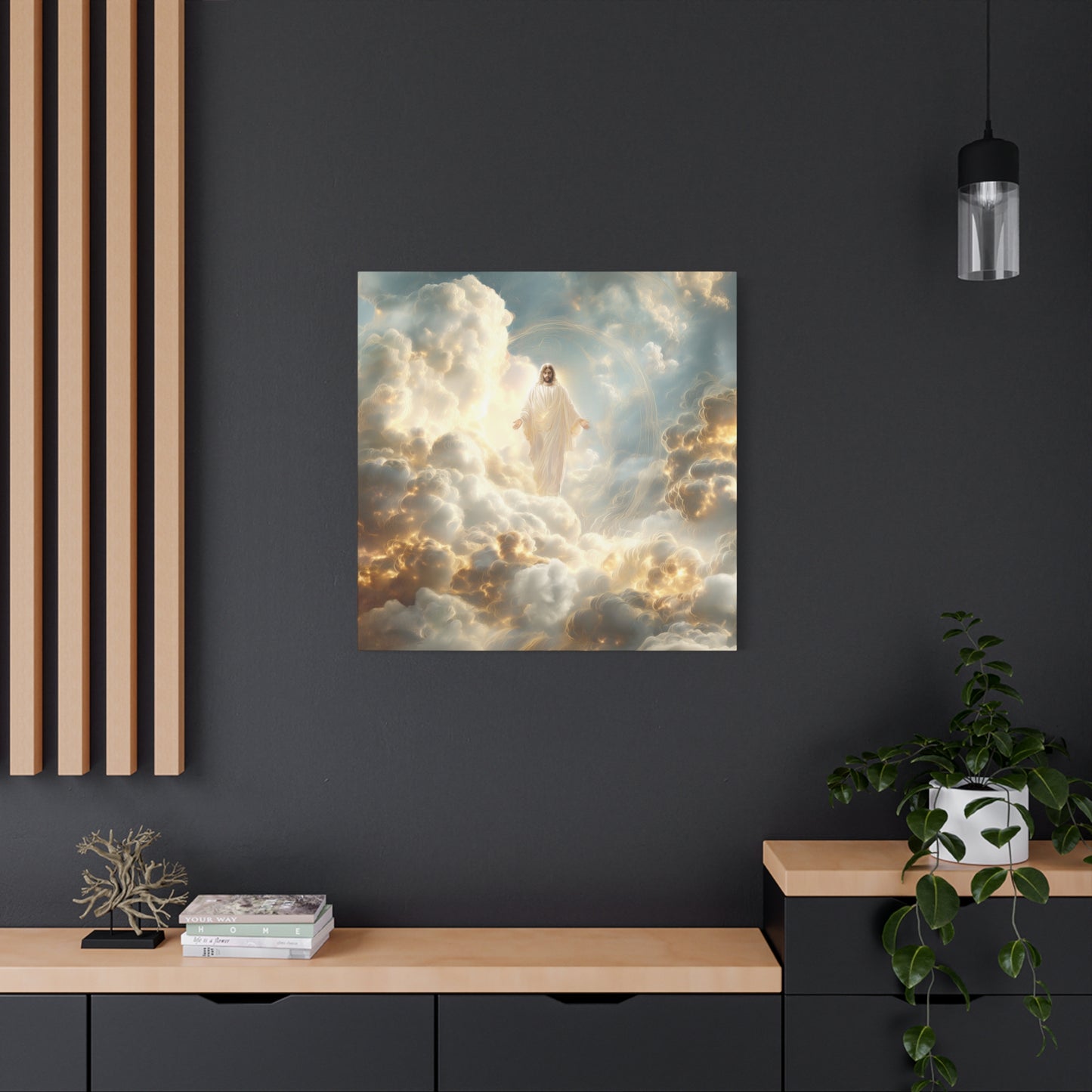 Jesus Light of the World - Canvas and Poster, Jesus Light, Religious Home Decor, Faith-Based Gift, Spiritual Artwork, Christian Wall Decor