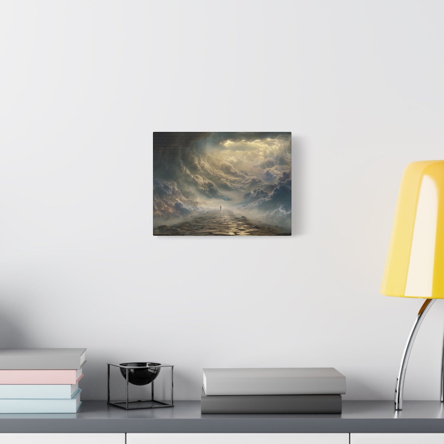 Sky and Pathway Artwork - Canvas & Poster Prints, Dreamy Landscape Canvas, Clouds Home Decor, Sky and Pathway Artwork