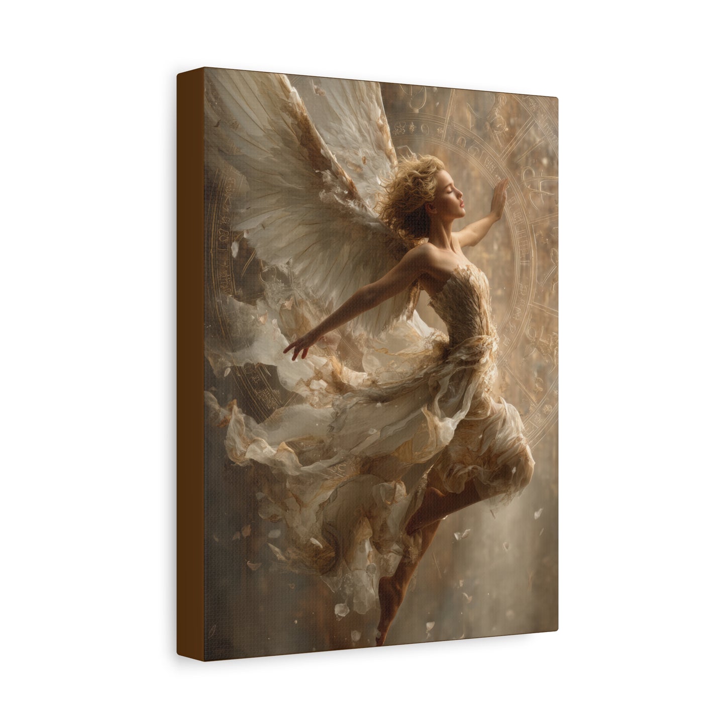 Flying Angel Wall Art - Canvas & Poster Print, Religious Art, Christian Wall Decor, Faith-based Home Decor