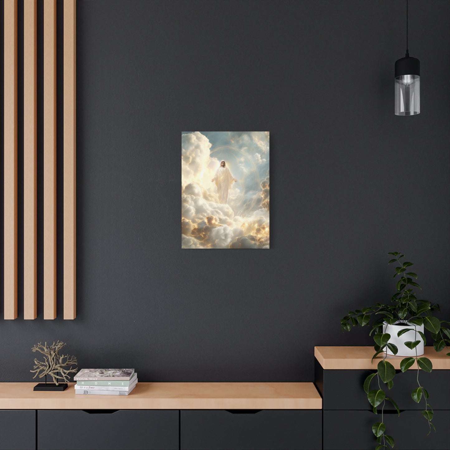 Jesus Light of the World - Canvas and Poster, Jesus Light, Religious Home Decor, Faith-Based Gift, Spiritual Artwork, Christian Wall Decor