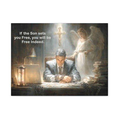 Jesus Cross Art - Canvas & Poster, Religious Decor, Spiritual Wall Art, Christian Home Decor, Religious Quote, Faith-Based Gift
