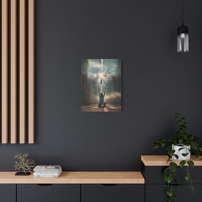 God Tore the Veil - Canvas & Poster Art, Jesus Cross Wall Art, Christian Decor, Spiritual Home Decor, Faith-Based Gift