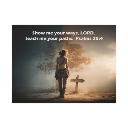 Christian Art - Canvas & Poster Prints, God Showing Sign, Spiritual Wall Decor, Bible Verse Home Decoration, Christian Gift, Faith-based Artwork