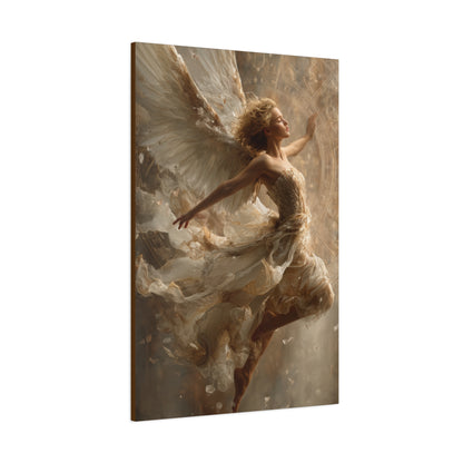 Flying Angel Wall Art - Canvas & Poster Print, Religious Art, Christian Wall Decor, Faith-based Home Decor