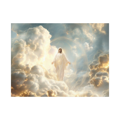 Jesus Light of the World - Canvas and Poster, Jesus Light, Religious Home Decor, Faith-Based Gift, Spiritual Artwork, Christian Wall Decor
