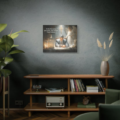 Jesus Cross Art - Canvas & Poster, Religious Decor, Spiritual Wall Art, Christian Home Decor, Religious Quote, Faith-Based Gift