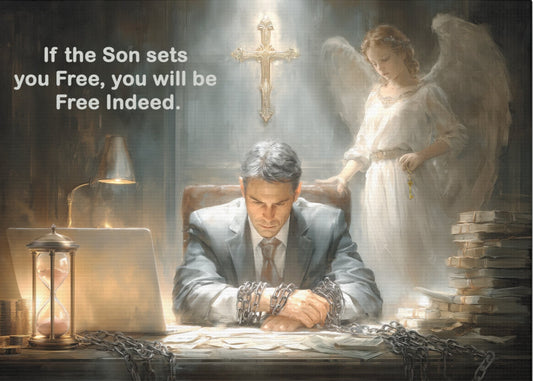 Jesus Cross Art - Canvas & Poster, Religious Decor, Spiritual Wall Art, Christian Home Decor, Religious Quote, Faith-Based Gift