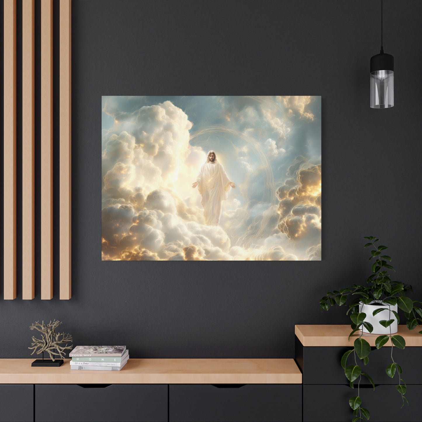 Jesus Light of the World - Canvas and Poster, Jesus Light, Religious Home Decor, Faith-Based Gift, Spiritual Artwork, Christian Wall Decor