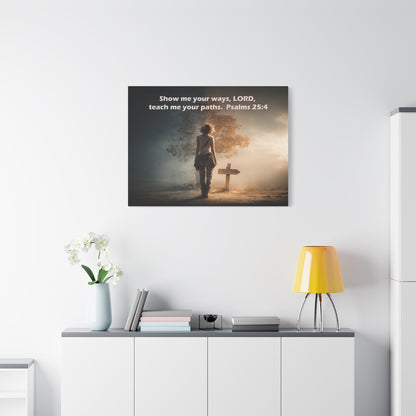 Christian Art - Canvas & Poster Prints, God Showing Sign, Spiritual Wall Decor, Bible Verse Home Decoration, Christian Gift, Faith-based Artwork