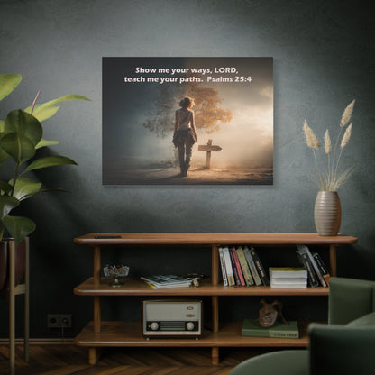 Christian Art - Canvas & Poster Prints, God Showing Sign, Spiritual Wall Decor, Bible Verse Home Decoration, Christian Gift, Faith-based Artwork