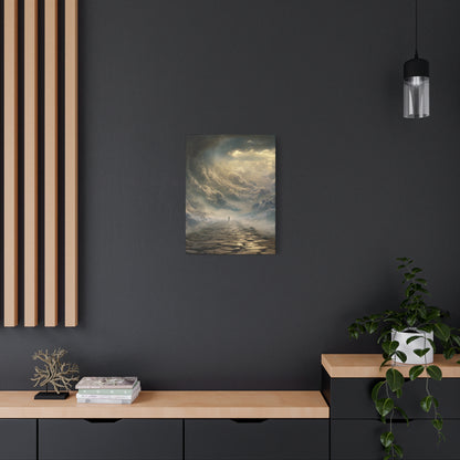 Sky and Pathway Artwork - Canvas & Poster Prints, Dreamy Landscape Canvas, Clouds Home Decor, Sky and Pathway Artwork
