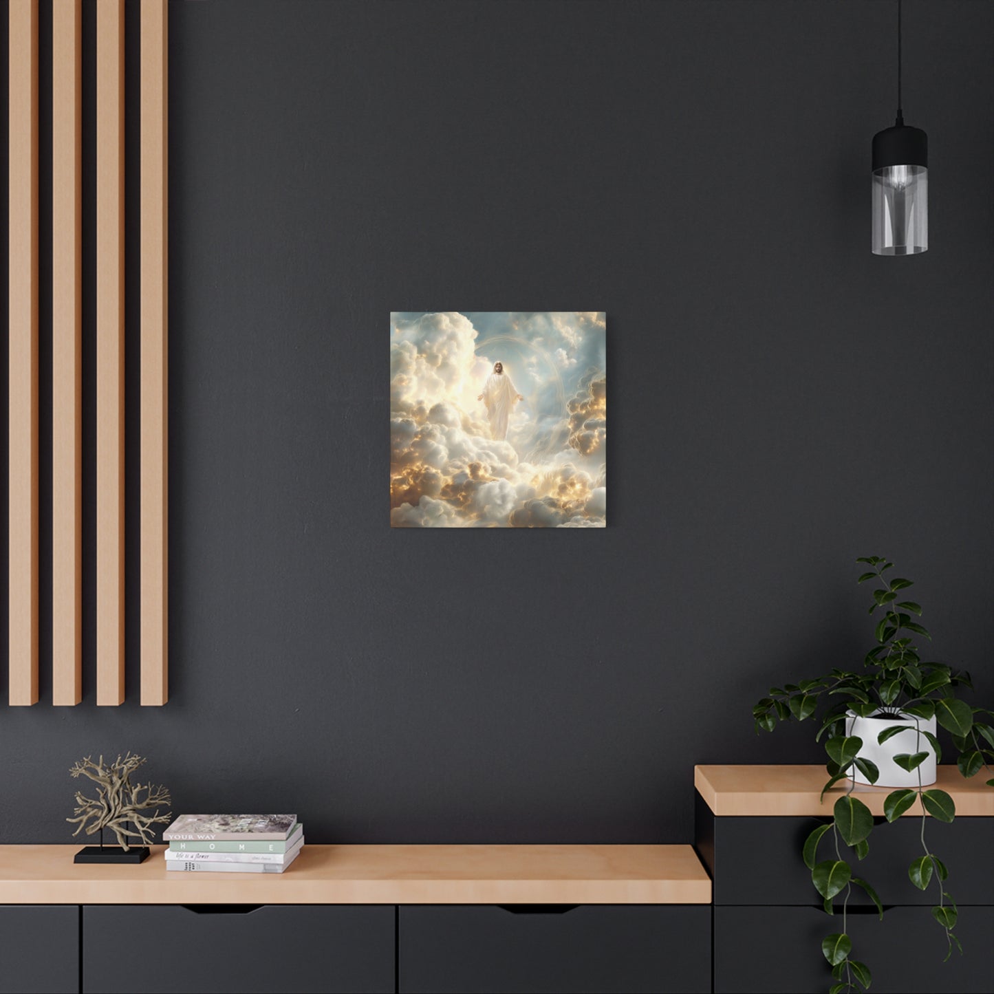 Jesus Light of the World - Canvas and Poster, Jesus Light, Religious Home Decor, Faith-Based Gift, Spiritual Artwork, Christian Wall Decor