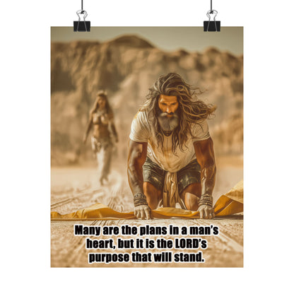 Elijah Canvas Art - Canvas & Poster Print, Bible Quote Wall Decor, Faith-Inspired Home Decor, Gift for Believers, Christian Wall Art
