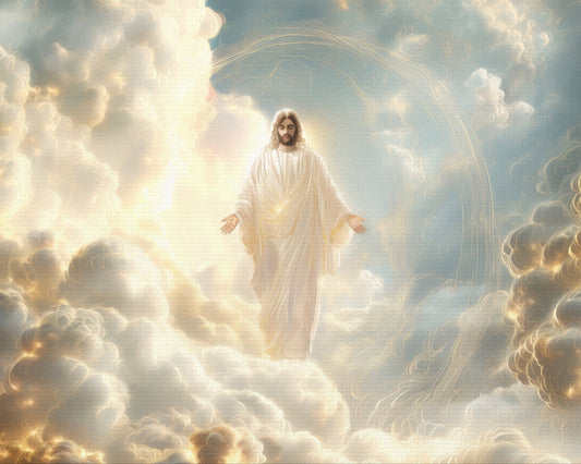 Jesus Light of the World - Canvas and Poster, Jesus Light, Religious Home Decor, Faith-Based Gift, Spiritual Artwork, Christian Wall Decor