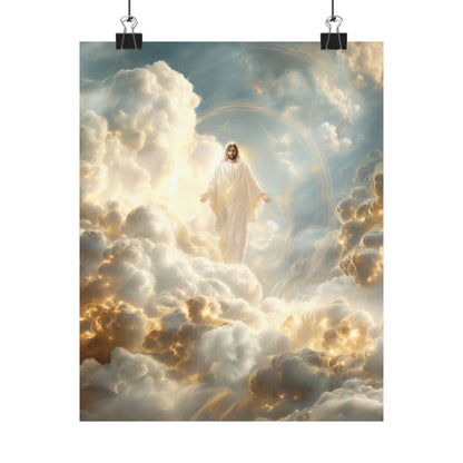 Jesus Light of the World - Canvas and Poster, Jesus Light, Religious Home Decor, Faith-Based Gift, Spiritual Artwork, Christian Wall Decor